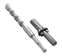 Set di cunei per spaccare la roccia da 16 mm e 18 mm, con punta da trapano per spaccare cemento, granito, pietra e marmo, strumento manuale per cave e demolizioni (set da 18 mm)