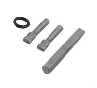 Set di cunei per spaccare pietre e spessori a piuma, 5 pezzi in acciaio per molle trattato termicamente, per spaccare cemento, marmo, granito, roccia e pietra (16 x 105 mm)