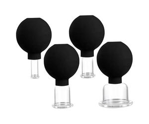 Set di cupping per il viso, con 4 pezzi, per salone di bellezza a casa e alla schiena