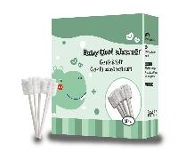 [Set di cura orale per neonati da 60 pezzi] Pulitore delicato per la lingua dei neonati, kit di cura orale monouso non irritante | Essenziale per la salute dei neonati e delle madri Tagli UnicaFrutta