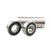 Set di Cuscinetti, Cuscinetto bimetallico con guarnizione microcuscinetto a gola profonda 4 pezzi 6002-2RS 15x32x9mm a sfere a a fila singola (ABEC-5 6002 2RS)(ABEC-5 6002 2RS)