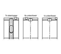 KOLBENSCHMIDT 77957600 Kit cuscinetto albero a gomiti