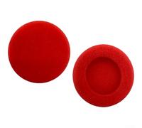 Set di cuscinetti di ricambio per cuffie KOSS PortaPro che offrono un contatto affidabile per le attività di ascolto quotidiano (rosso, 2 pezzi)
