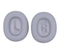 Set di cuscinetti di ricambio per JBL Live 770NC, in pelle proteica di alta qualità, isolamento acustico, bianco (grigio)