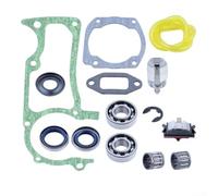 Set di cuscinetti di ricambio per silenziatore cilindro, guarnizione in carta, guarnizione per motori 362 365 371 372xp e prevenzione perdite d'olio