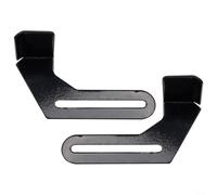 Set di cuscinetti di ricambio per smerigliatrice per smerigliatrici angolari da 150 mm e 200 mm, struttura in metallo, nero, 2 pezzi (sinistra e destra)