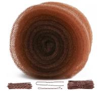 Set di cuscinetti di riempimento per capelli con spugna e forcina in nylon, elastico morbido, facile da riporre, include 50 clip a U, 20 clip con una sola parola, ideale per il fissaggio delicato