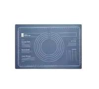 Set di cuscinetti for impastare in silicone for la casa, mattarello for uso domestico, grande strumento cottura con fondo antiaderente antiscivolo spessore(Kneading pad blue)