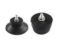 Set di cuscinetti in gomma per compressore d'aria, antivibrazione, kit di assorbimento degli urti M6 M8, componenti di ricambio filettati per pompe ad aria, compressori, nero, confezione da 2 (SKU)