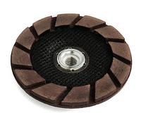 Set di cuscinetti lucidanti, 1 disco diamantato M14 da 125 mm, legatura in ceramica, applicazione a secco e a umido, disco abrasivo per bordi in calcestruzzo, rimozione graffi, pastiglie abrasive (100