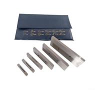 Set di cuscinetti paralleli in acciaio legato 6PCS Set cuscinetto parallelo | Regolabile 1-5,71 cm, set da 6 pezzi, acciaio legato, layout preciso, strumento di ispezione