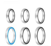 Set di cuscinetti per bici con cartuccia sigillata per un funzionamento fluido, silenzioso e impermeabile, compatibile con cuscinetti di varie dimensioni da 41 mm a 52 mm (6 pezzi)