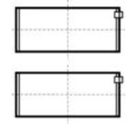 Set di cuscinetti per bielle KOLBENSCHMIDT 77694620