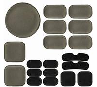 Set di cuscinetti per casco da softair, 19 pezzi, accessori di ricambio per casco tattico Soft Eva Foam Padding Insert Motorcycle Padding Kits Bicycle Bike Mats for Cosplay Costume Fast Mich CSACH FMA
