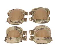 Set di Cuscinetti per la Protezione del Ginocchio e del Gomito, Un Camuffamento in Tessuto Traspirante Facile Indossare Il Cuscino di Riempimento in Schiuma Ad Alta densità per la