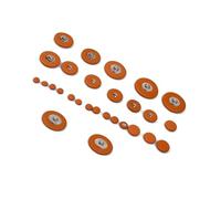 Set Di Cuscinetti Per Sassofono Acuto Cuscinetti Per Risonatore In Pelle Inossidabile Accessori Per Strumenti A Fiato Sassofono Riparazione Parte