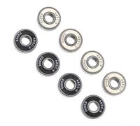 Set di cuscinetti per sport all'aria aperta ABEC-9 Cuscinetti Silent Skate Ruota Longboard ad alta velocità 608RS Board sostituzione Roller Skate 8x22x7mm High Carbon Steel Pack