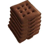 Set di cuscini antiscivolo spessi per pavimento morbido e confortevole, per casa e olore grigio, 40 x 40 cm, 6 pezzi per Ultimate t & Support