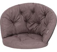 Set di cuscini da giardino "Amanda" piccolo - 2 pezzi (50×50 e 100×38 cm), spessore 5 cm, con cinghie, resistente alle intemperie | Pillopriim