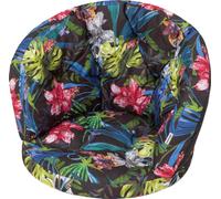 Set di cuscini da giardino "Amanda" piccolo - 2 pezzi (50×50 e 100×38 cm), spessore 5 cm, con cinghie, resistente alle intemperie | Pillopriim