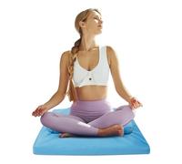 Set di cuscini da meditazione, cuscino da yoga quadrato con cuscino a forma di cuore, cuscino da meditazione portatile e accessori per meditazione, adatto per meditazione, seduta, yoga, tranquillità