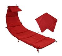 Set di cuscini e ombrelli di ricambio, accessori resistenti ed eleganti per amaca sospesa e poltrona lounge, tessuto chaise