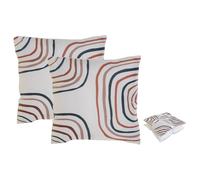Set di cuscini Home ESPRIT Arcobaleno 45 x 5 x 45 cm [2 Unità]