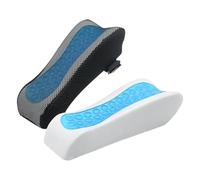 Set di cuscini per sedia, in memory foam, per sedia da scrivania, supporto morbido e ridotto, carico di pressione, facile montaggio, cinghie elastiche, vestibilità universale per diversi tipi di sedia