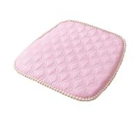 Set Di Cuscini Per Sedie Da Cucina Di 1 Pezzi, 17,7" X 16,9" Imbottito Antiscivolo Con Rivestimento Rimovibile E Lacci, Cuscino Del Sedile in Memory Foam A Forma Di U, Rosa