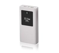 Set di custodie per power bank, 20000 mAh, 22,5 W, PD, ricarica rapida, USB CPorts, display LED, alloggiamento in alluminio, portatile, adatto per i viaggi, power bank rimovibili