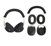 Set di custodie protettive compatibili con Sony WH-1000xm6 Cuffia con Head Beam Frame Custodia Cuffie Shell Morbida Custodia Protettiva Case (Nero)