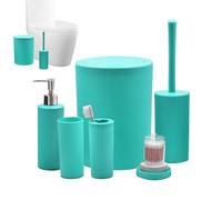 Set di da bagno, portaspazzolino da bagno, portasapone, della spazzatura, , da bagno per doccia, per casa, hotel, viaggi, viaggi all'aperto e interni