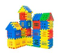 Set di da costruzione a d'ape - pezzi di tronchi ad incastro colorati, sensoriali modulari | Kit di costruzione educativa, strumento di stacking pronto fantasioso, sviluppo vivace
