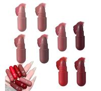 Set di da viaggio | 8 Colori Balsamo Labbra Portatile Opaco Naturale - Lunga durata lucidalabbra stick | per Ragazze, Teenager, Matrimonio, Festa, Nozze, Uso Quotidiano, Estate, Casa, Viaggio