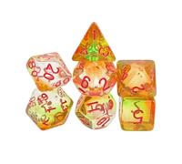 Set di dadi colorati - 7 mini cubi | cubi divertenti multifunzione | Cube Roleplaying Games shadwrun , morire per riunioni, eventi, festival, vacanze