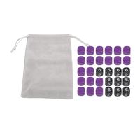 Set di dadi colorati da 30 pezzi, dadi da gioco in plastica a 6 facce, strumenti per l'apprendimento della matematica, per giochi da tavolo, serate in famiglia, attività