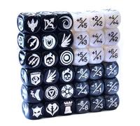 Set di dadi contatori MTG, 36 pezzi, 12 mm, 1/+1 contatori, statistiche di creature sfuse, gettoni Buff (multicolori)