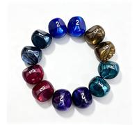 Set di dadi D3 adatti per Warhammer 40k e AOS, dadi poliedrici per giochi | Dadi multicolore D3 per giochi di ruolo, giochi di ruolo, da tavolo, dadi marmorizzati con numeri dorati, in acrilico