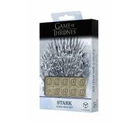 Game Of Thrones Stark D6 Set Di Dadi 10Pezzi - Q WORKSHOP Ufficiale Direwolf