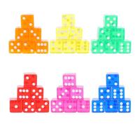 Set Di Dadi Da 36 Pezzi: Dadi Da Gioco in Acrilico Per Giochi Da Tavolo, Strumenti Per L'insegnamento Della Matematica, Intrattenimento Per Feste, Attività Di Apprendimento Al