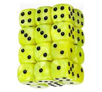 Set di dadi da gioco in acrilico, 24 pezzi, per gioco da tavolo e TRPG, marmorizzati a sei lati con angoli arrotondati
