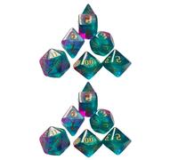 Set Di Dadi Digitali Multicolore A Più Facce Per Gioco Di Draghi E Dungeon