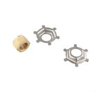 Set di dadi e rondelle per motori fuoribordo Mercury da 65 HP a 225 HP, progettato per sostituire dadi OEM arrugginiti o danneggiati, incluso 11-52707Q1