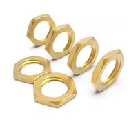 Set di dadi esagonali in ottone 5-30 pezzi con filettatura fine in rame M8-M22(M18x1.5x4mm-10pcs)