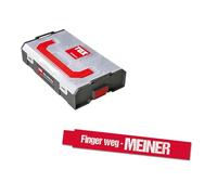 Set di dadi esagonali TOX L-BOXX Mini DIN 934 (670 pezzi) + metro da 2 m in rosso con stampa, dadi in 6 misure comuni in scatola di smistamento adattabile e agganciabile, 094909164