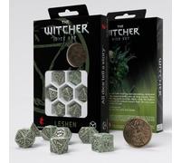 Set Di Dadi Leshen The Witcher Con Moneta In Metallo RPG Poliedrici Q-Workshop