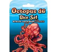 Set di Dadi Octopus D6 - Dadi - 6 Facce - Design Oceanico - Perfetto per Steve Jackson Games, DND, GDR, Giochi da Tavolo e Avventure di Ruolo