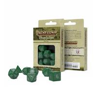 Set Di Dadi Pathfinder Roleplaying Game Kingmaker Paizo Q-Workshop Verde NUOVO