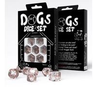 Set Di Dadi Per Cani: Dadi Rpg Poliedrici Traslucidi In Rame Q-Workshop SDOG04