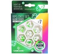 Set di dadi per giochi di ruolo di qualità premium della serie Gamegenic Glow (s